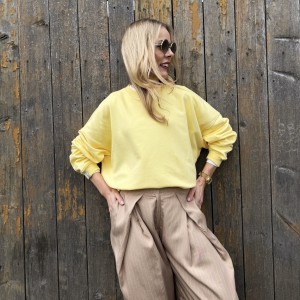 Żółta bluza basic ( polski producent)