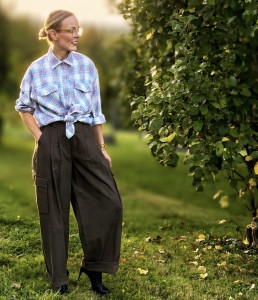 Bawełniana koszula w kratkę ( polski producent LENOSHKA)